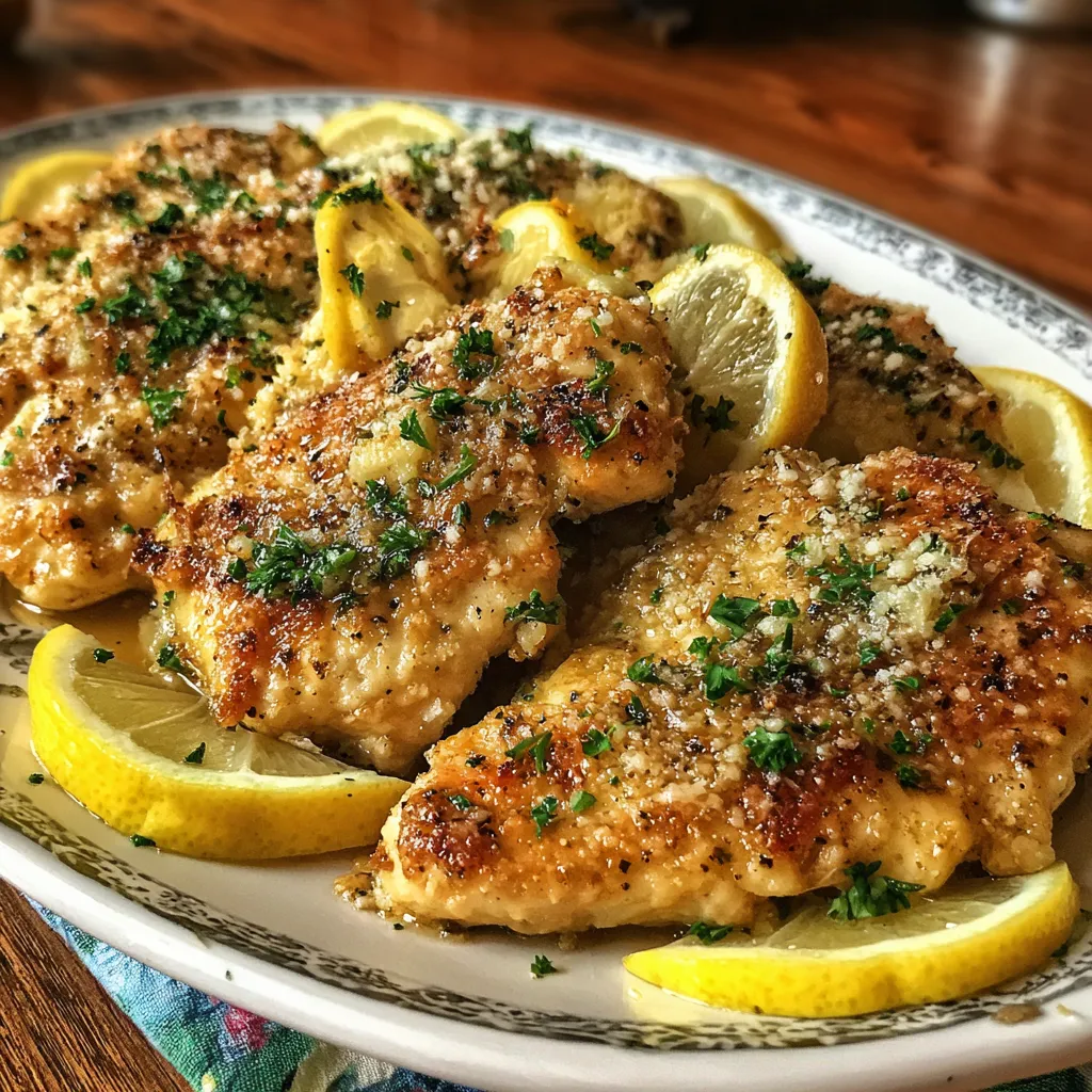 Crispy, Zesty Lemon Chicken Romano: Fast & Flavorful